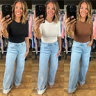 Keep Me In Mind Fitted Top-Short Sleeves-be cool-Anna Kaytes Boutique, Women's Fashion Boutique in Grinnell, Iowa