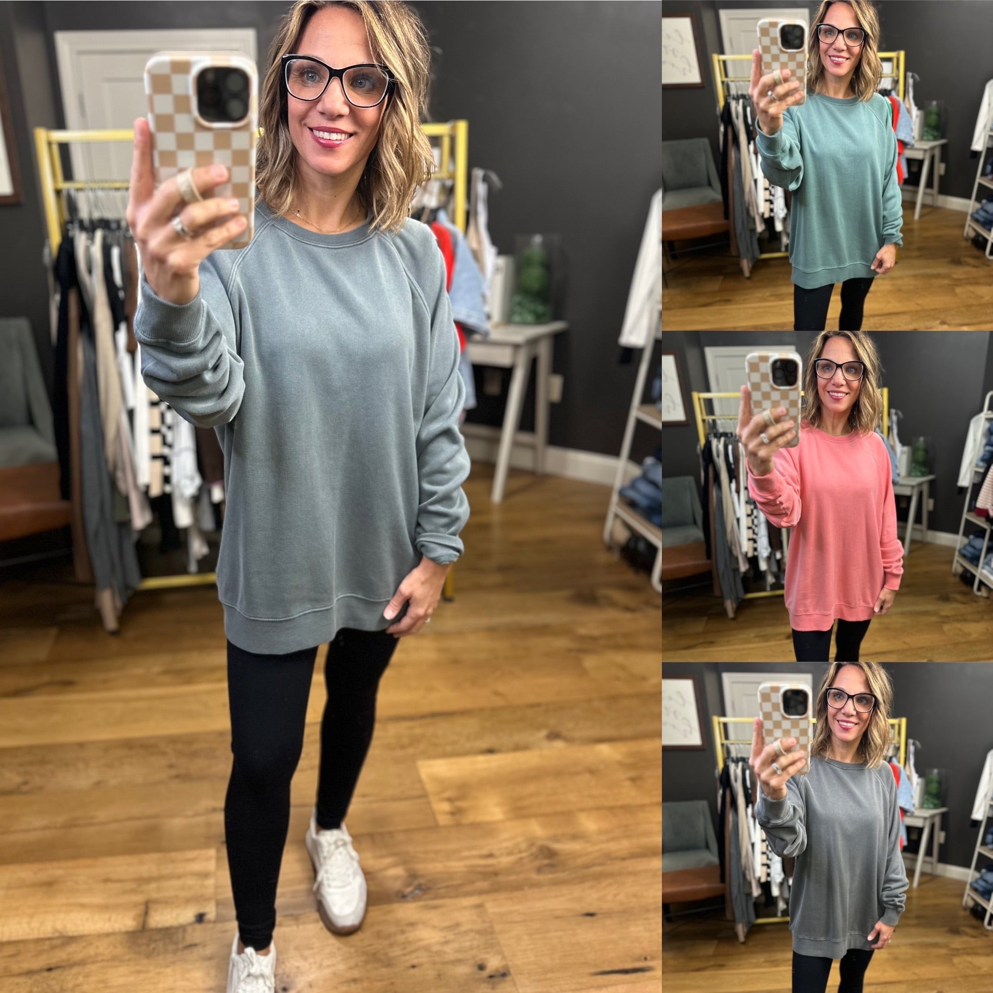 Couldn't Resist Crewneck Sweatshirt - Multiple Options-Thread & Supply-Anna Kaytes Boutique, Women's Fashion Boutique in Grinnell, Iowa