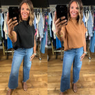 Nothing In Common High-Neck Top-Short Sleeves-Wishlist-Anna Kaytes Boutique, Women's Fashion Boutique in Grinnell, Iowa