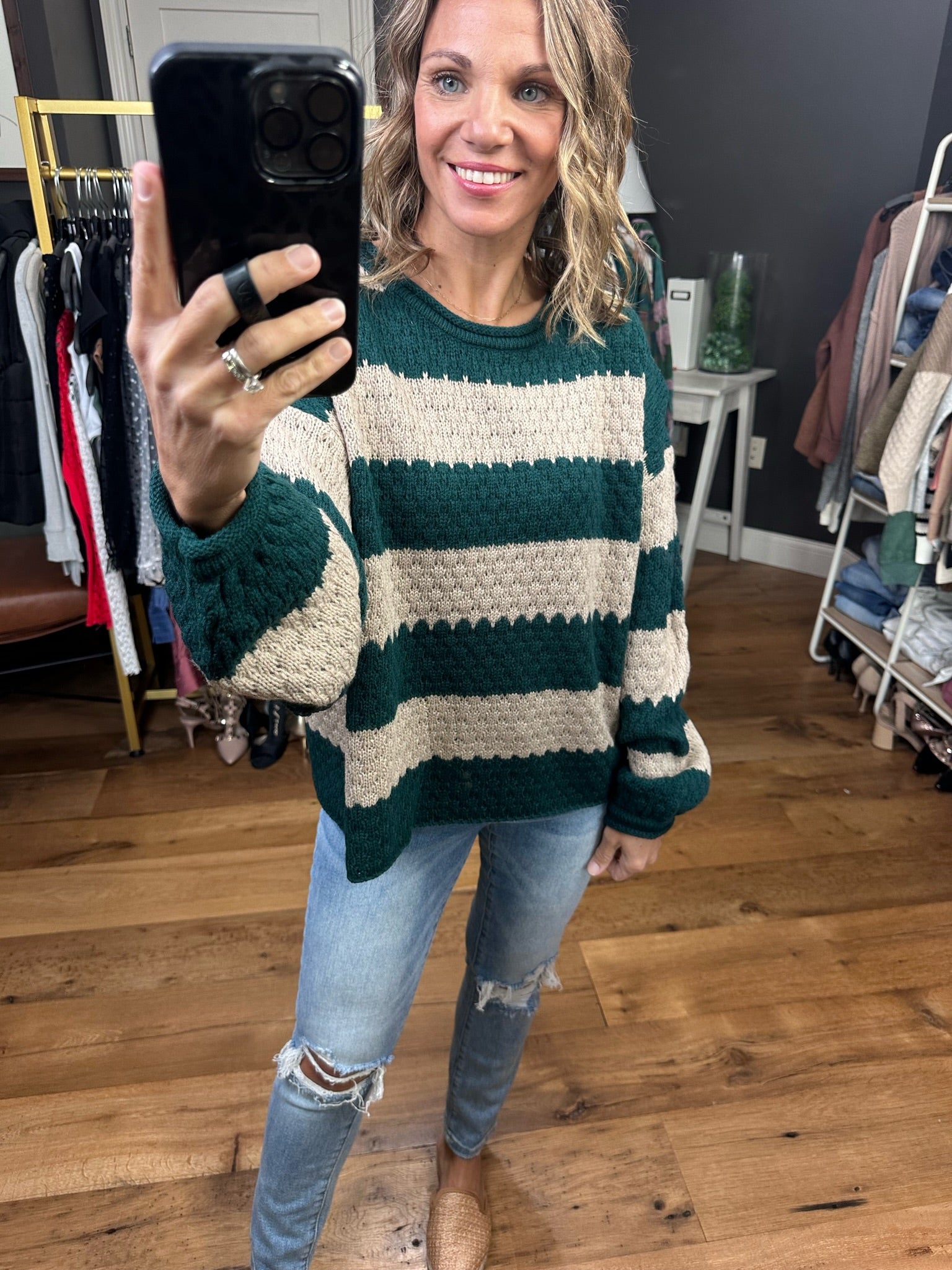 Doing What You Love Textured Sweater - Multiple Options