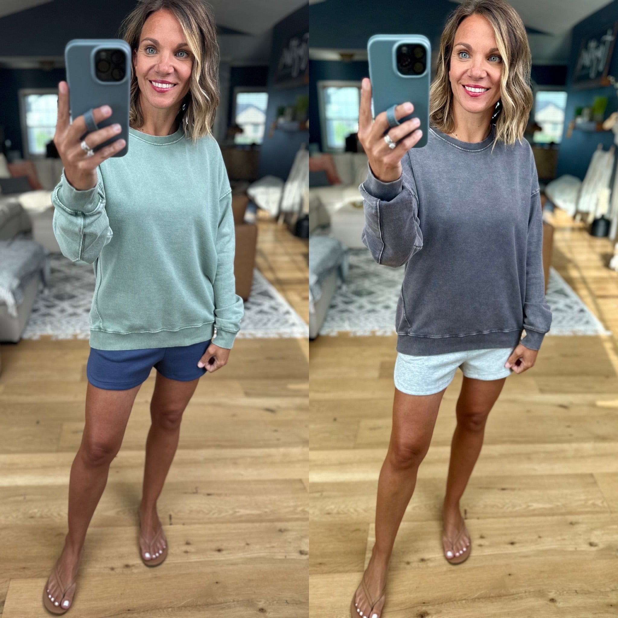 Cute For Comfort Crewneck Sweatshirt-Be Cool-Anna Kaytes Boutique, Women's Fashion Boutique in Grinnell, Iowa