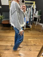 The Lindsey Textured Crew Sweater - Multiple Options-Blu Pepper-Anna Kaytes Boutique, Women's Fashion Boutique in Grinnell, Iowa