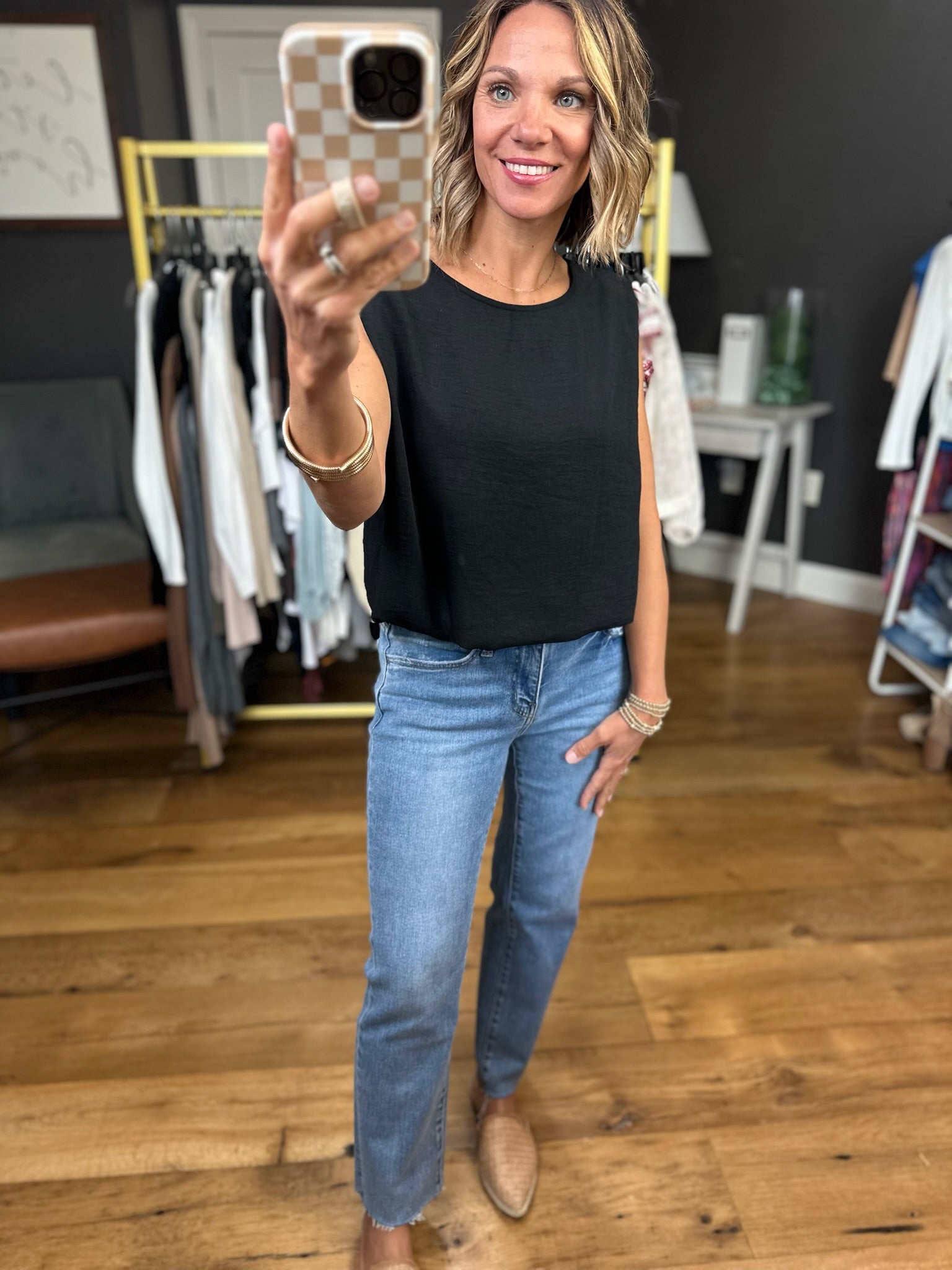 Breaking Free Boxy Top - Multiple Options-Sleeveless-Les Amis-Anna Kaytes Boutique, Women's Fashion Boutique in Grinnell, Iowa