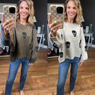 In My Bones Skull Knit Sweater - Multiple Options-Miracle-Anna Kaytes Boutique, Women's Fashion Boutique in Grinnell, Iowa