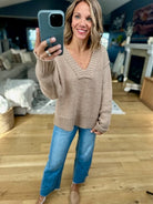 Holding On V-Neck Sweater-Wishlist-Anna Kaytes Boutique, Women's Fashion Boutique in Grinnell, Iowa