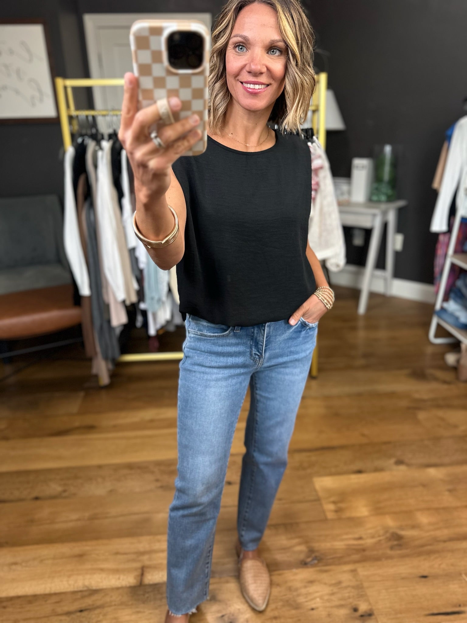 Breaking Free Boxy Top - Multiple Options-Sleeveless-Les Amis-Anna Kaytes Boutique, Women's Fashion Boutique in Grinnell, Iowa