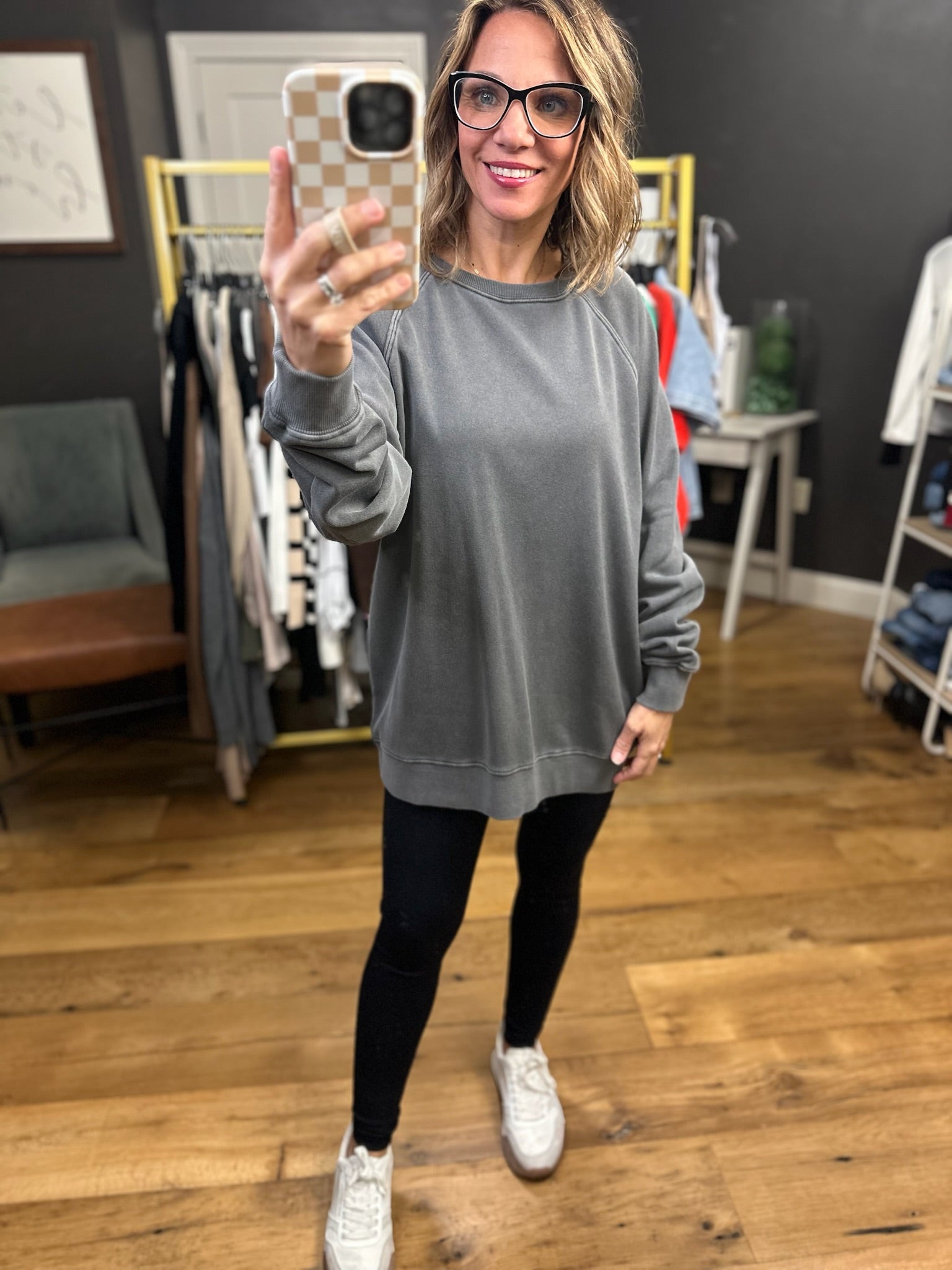 Couldn't Resist Crewneck Sweatshirt - Multiple Options-Thread & Supply-Anna Kaytes Boutique, Women's Fashion Boutique in Grinnell, Iowa