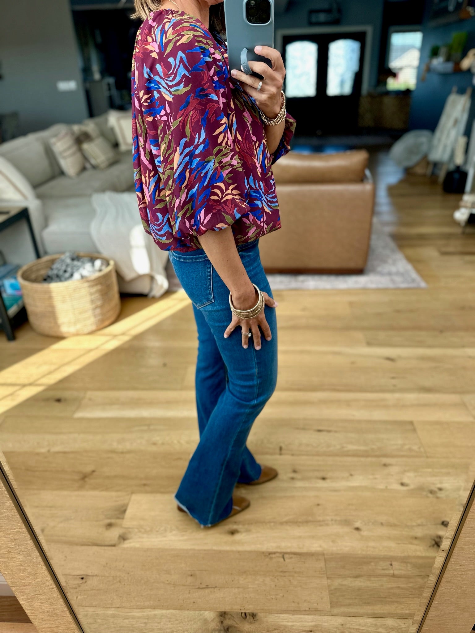 On Fall's Terms Patterned Top-THML-Anna Kaytes Boutique, Women's Fashion Boutique in Grinnell, Iowa