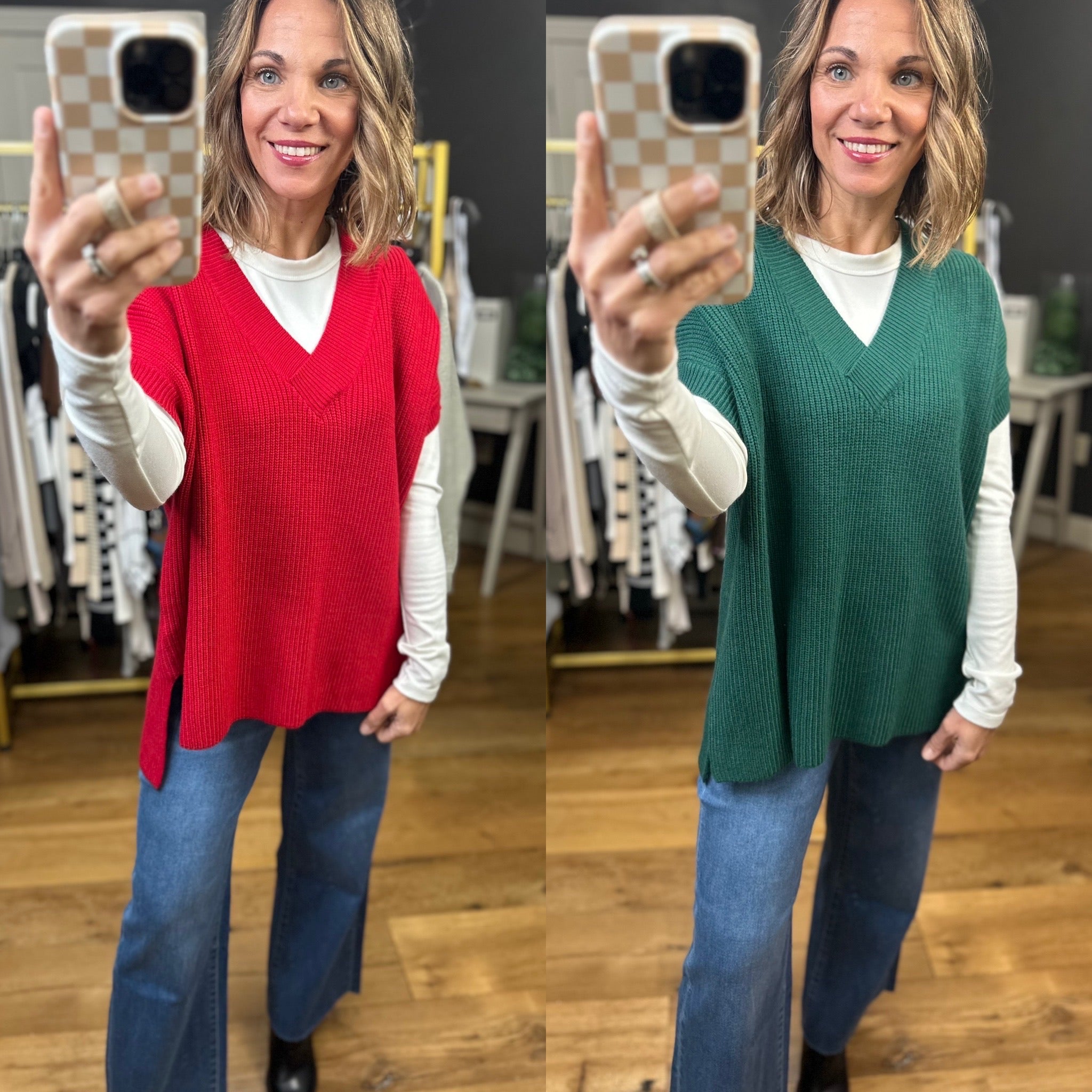 Leading The Charge V-Neck Knit - Multiple Options-Jodifl-Anna Kaytes Boutique, Women's Fashion Boutique in Grinnell, Iowa