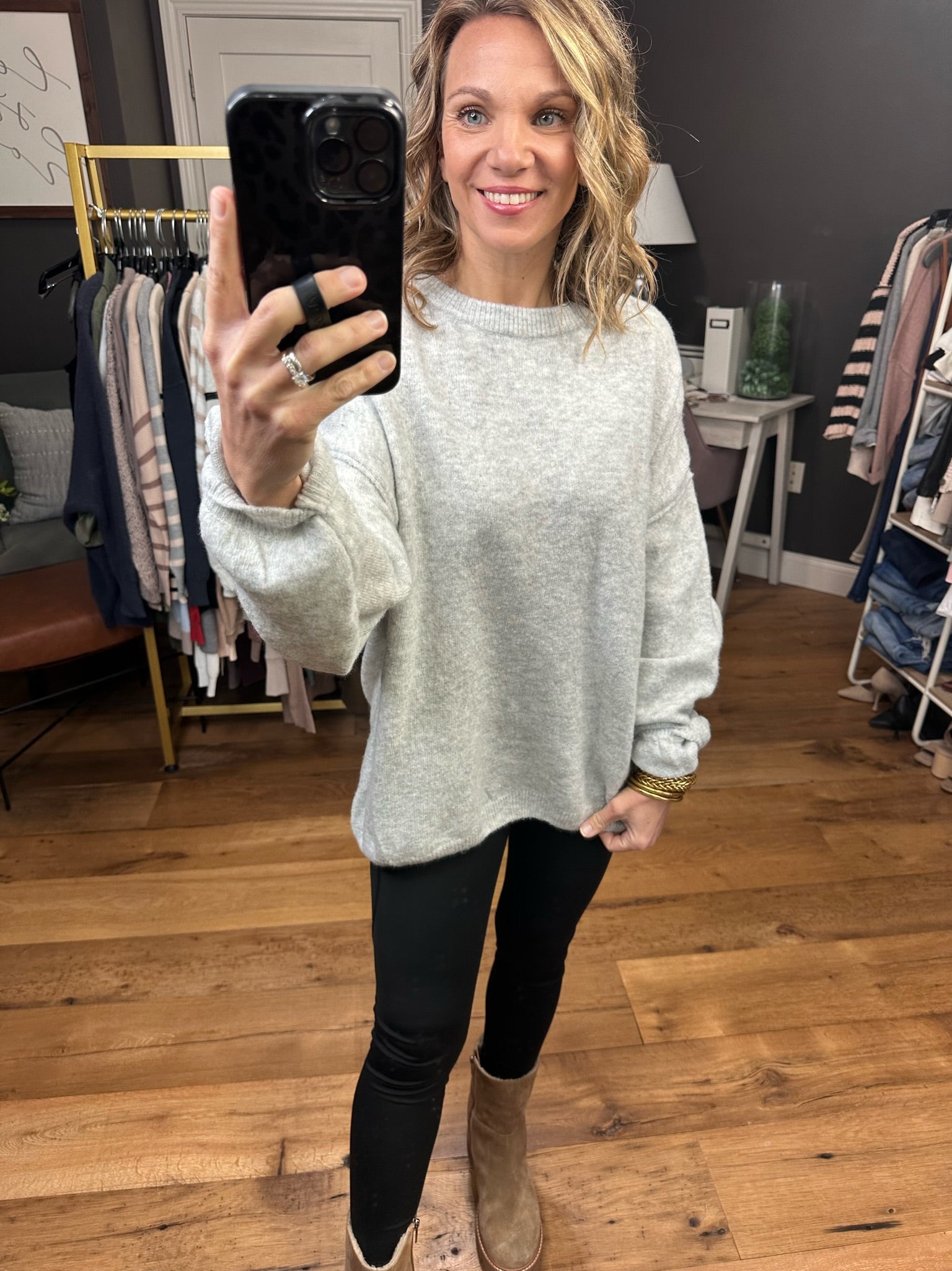 A Different View Oversized Sweater - Multiple Options-Sweaters-Miracle F123-Anna Kaytes Boutique, Women's Fashion Boutique in Grinnell, Iowa