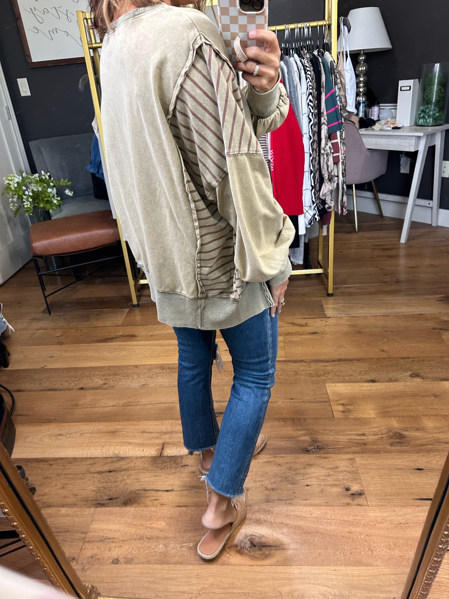 The Right Era Washed Oversized Crew - Multiple Options-Easel-Anna Kaytes Boutique, Women's Fashion Boutique in Grinnell, Iowa