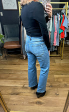 The Miley High Rise Ankle Slim Wide Leg Denim-Vervet-Anna Kaytes Boutique, Women's Fashion Boutique in Grinnell, Iowa