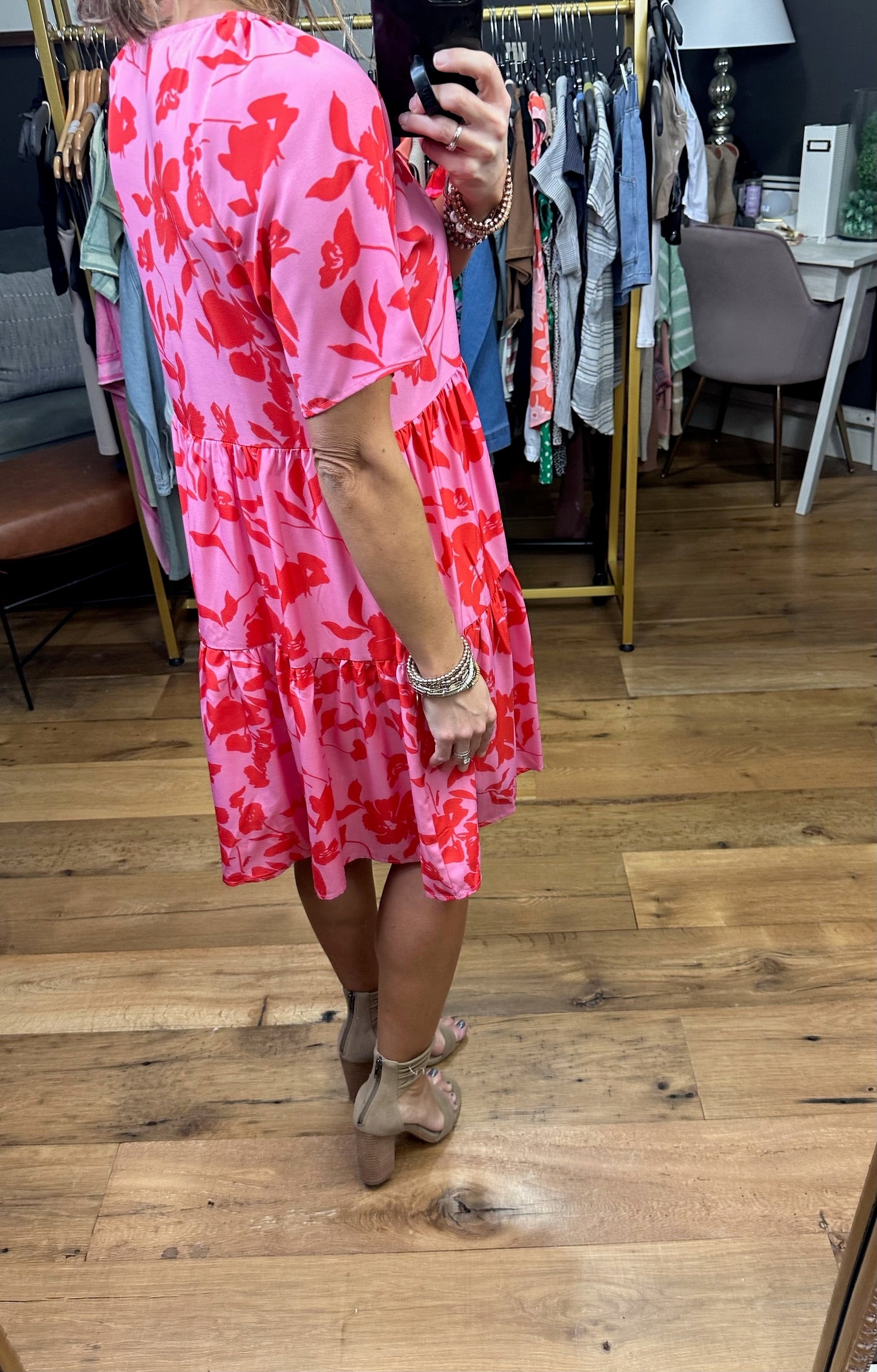 Loved Completely Floral Dress - Multiple Options-Dresses-Staccato 71832A-Anna Kaytes Boutique, Women's Fashion Boutique in Grinnell, Iowa