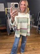 One Thing Right Striped Crew Sweater - Multiple Options-Wishlist-Anna Kaytes Boutique, Women's Fashion Boutique in Grinnell, Iowa