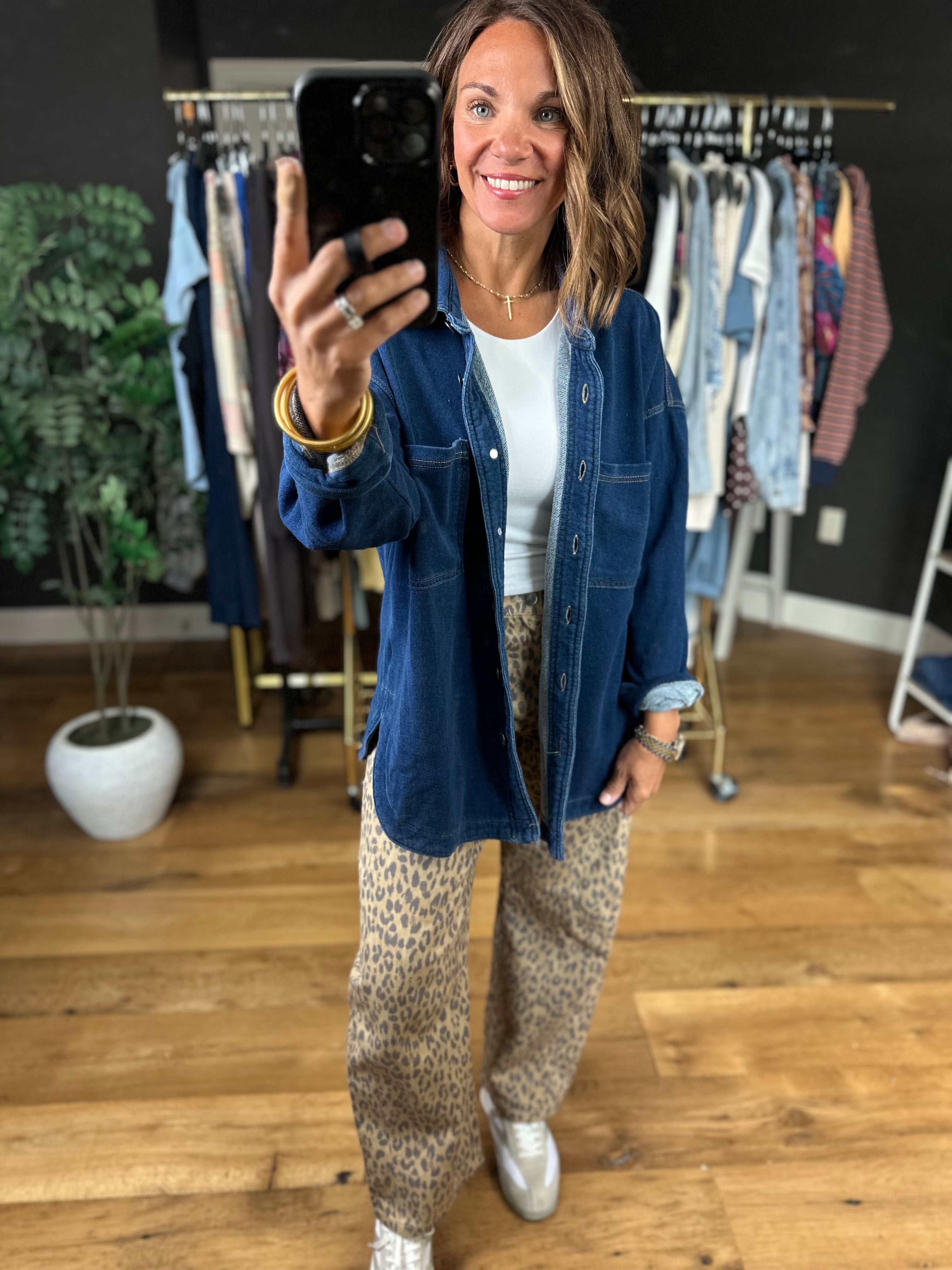 Making Perfect Sense Shacket-Sweaters-Be Cool-Anna Kaytes Boutique, Women's Fashion Boutique in Grinnell, Iowa