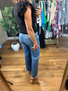 Playing Along Flutter-Sleeve Top-Short Sleeves-Vine & Love-Anna Kaytes Boutique, Women's Fashion Boutique in Grinnell, Iowa