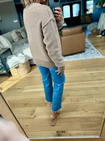 Holding On V-Neck Sweater-Sweaters-Wishlist-Anna Kaytes Boutique, Women's Fashion Boutique in Grinnell, Iowa