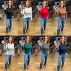 The Paige Ribbed Long Sleeve Top-Long Sleeves-Active Basics-Anna Kaytes Boutique, Women's Fashion Boutique in Grinnell, Iowa