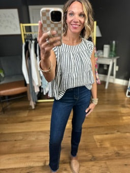 Going Somewhere Striped Top - Black-Aemi & Co-Anna Kaytes Boutique, Women's Fashion Boutique in Grinnell, Iowa