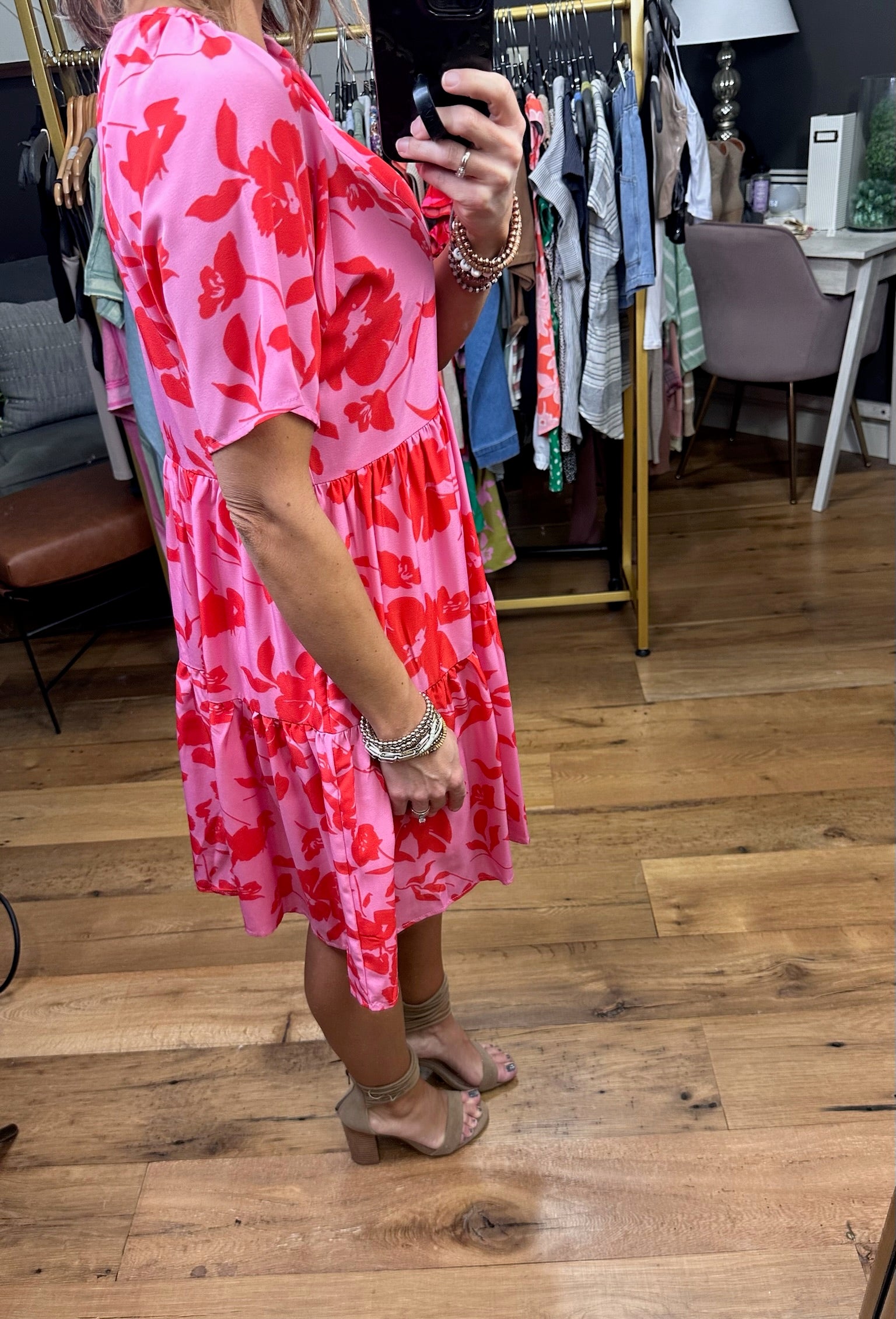 Loved Completely Floral Dress - Multiple Options-Dresses-Staccato 71832A-Anna Kaytes Boutique, Women's Fashion Boutique in Grinnell, Iowa