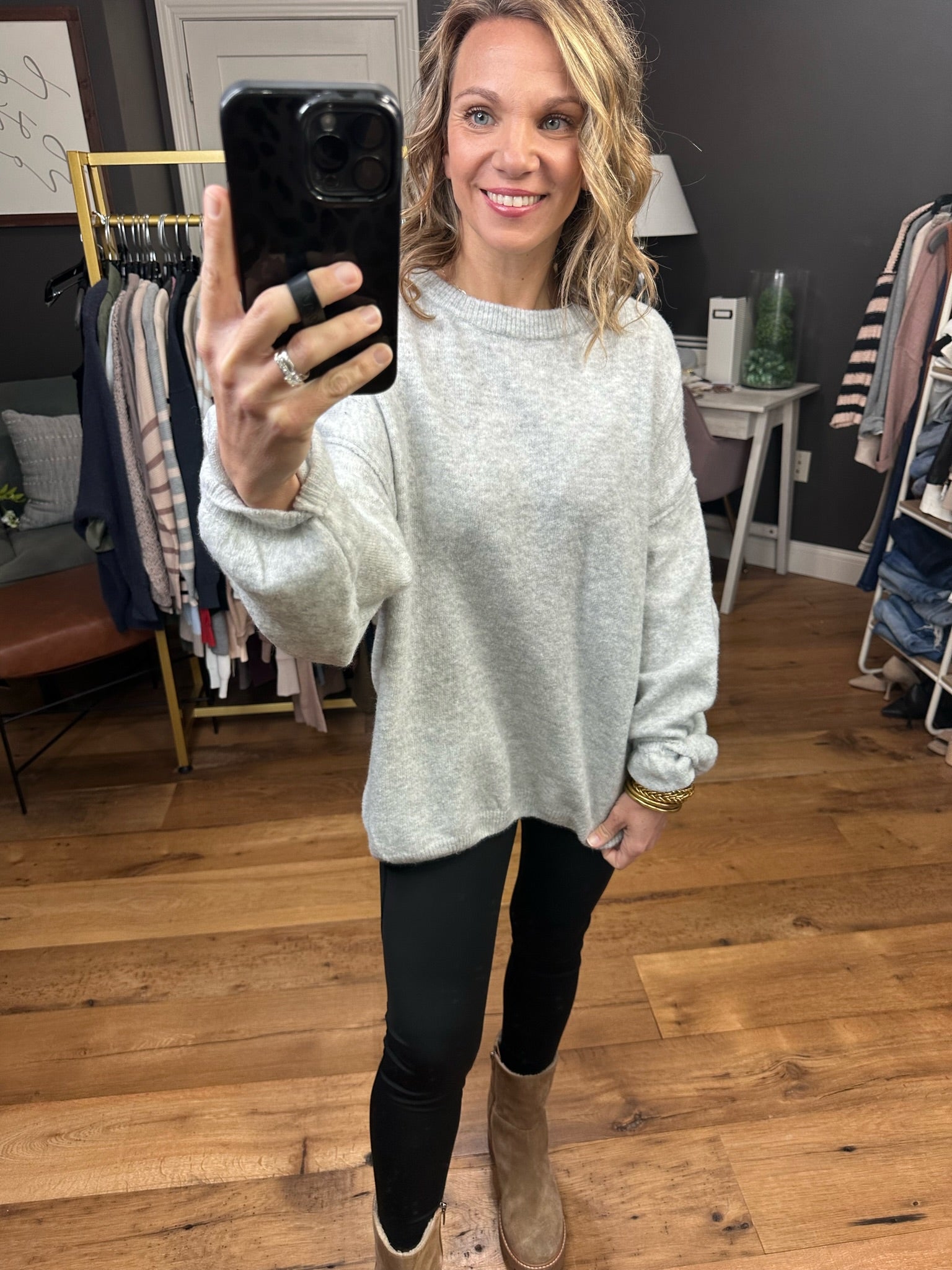 A Different View Oversized Sweater - Multiple Options-Sweaters-Miracle F123-Anna Kaytes Boutique, Women's Fashion Boutique in Grinnell, Iowa