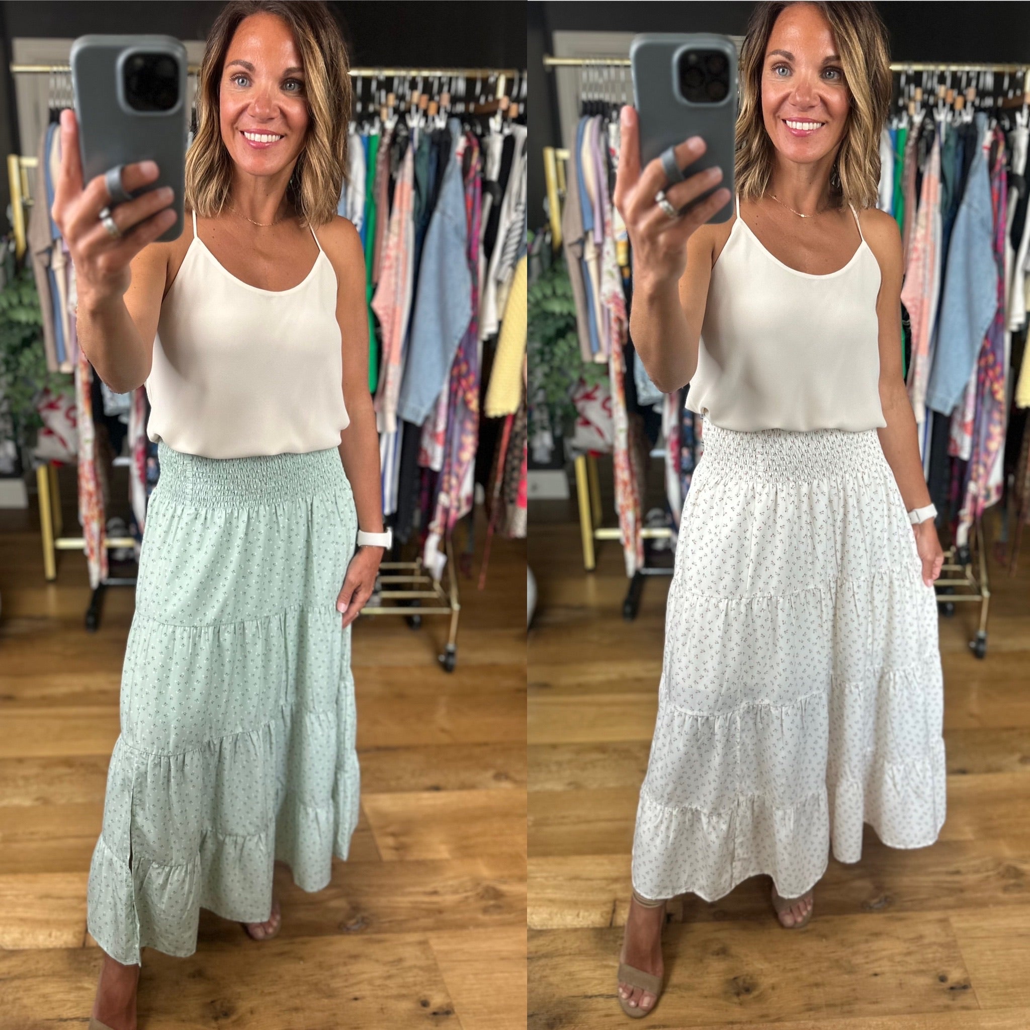 Going Your Way Tiered Maxi Skirt-Dresses-Wishlist-Anna Kaytes Boutique, Women's Fashion Boutique in Grinnell, Iowa