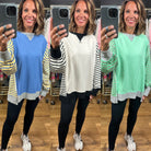 Real Dreams Contrasting Crew-Sweaters-Very J-Anna Kaytes Boutique, Women's Fashion Boutique in Grinnell, Iowa