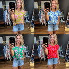 Essence Of Summer Floral Top - Multiple Options-Sleeveless-Staccato-Anna Kaytes Boutique, Women's Fashion Boutique in Grinnell, Iowa