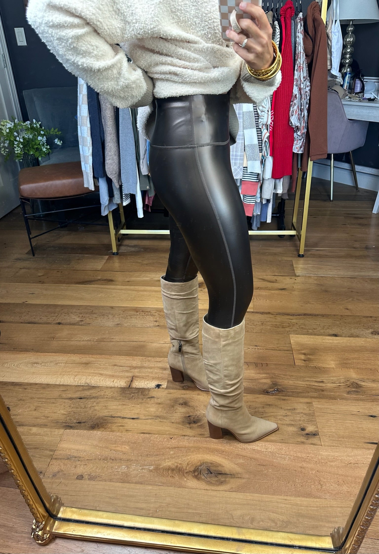 The Lana Liquid Legging - Multiple Options-Leggings-Mono B-Anna Kaytes Boutique, Women's Fashion Boutique in Grinnell, Iowa