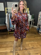 Bring It With Me Floral Dress - Brown-Very J-Anna Kaytes Boutique, Women's Fashion Boutique in Grinnell, Iowa