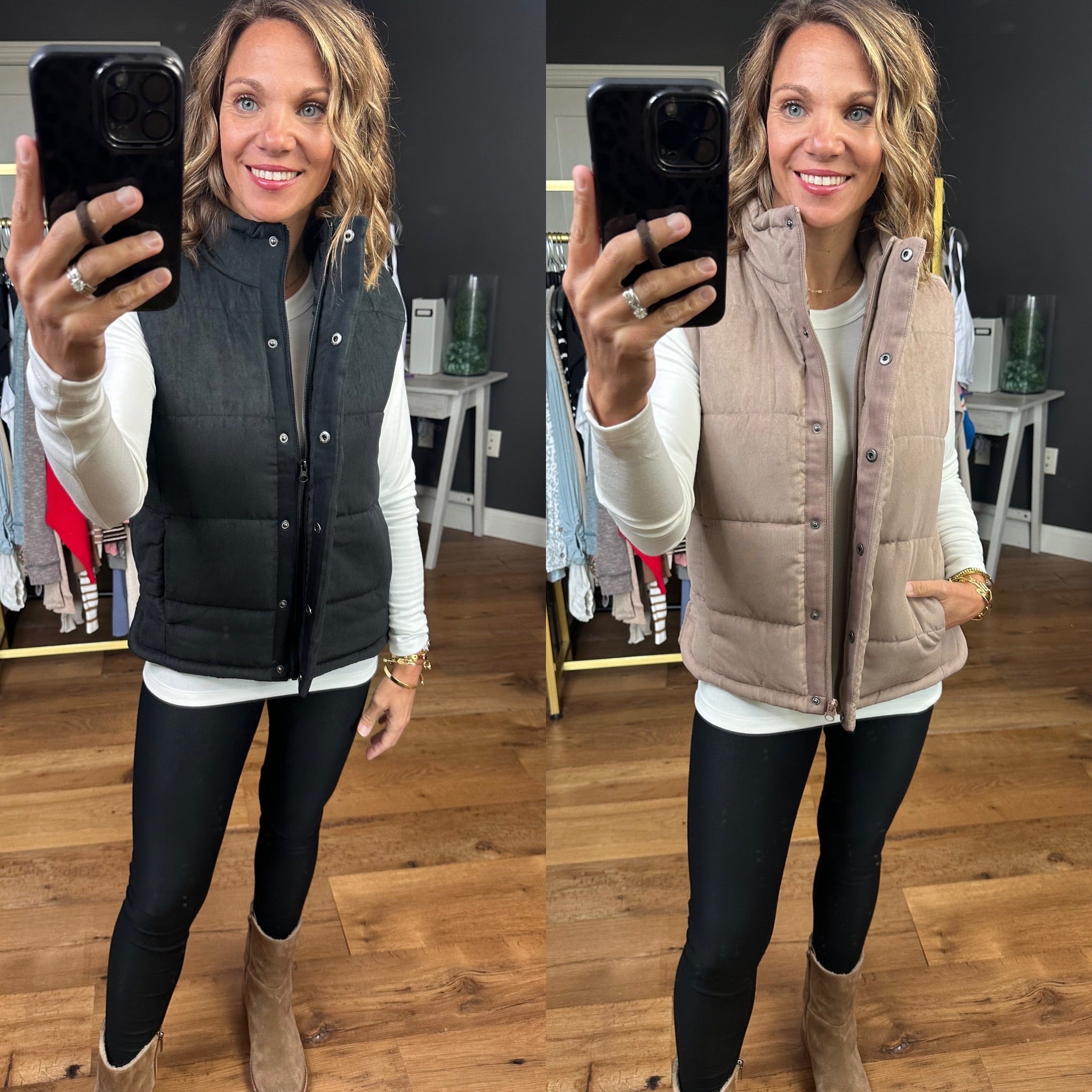 The Lennie Puffer Vest - Multiple Options-Be Cool-Anna Kaytes Boutique, Women's Fashion Boutique in Grinnell, Iowa