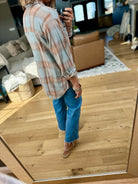 Right Time, Right Place Plaid Button-Down Top-Be cool-Anna Kaytes Boutique, Women's Fashion Boutique in Grinnell, Iowa