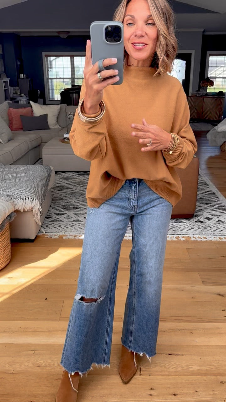 Count On You Mock-Neck Top-Wishlist-Anna Kaytes Boutique, Women's Fashion Boutique in Grinnell, Iowa