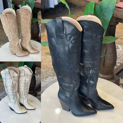 Nash Bound Tall Cowgirl Boot - Multiple Options-Oasis Society-Anna Kaytes Boutique, Women's Fashion Boutique in Grinnell, Iowa