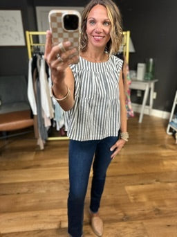 Going Somewhere Striped Top - Black-Aemi & Co-Anna Kaytes Boutique, Women's Fashion Boutique in Grinnell, Iowa