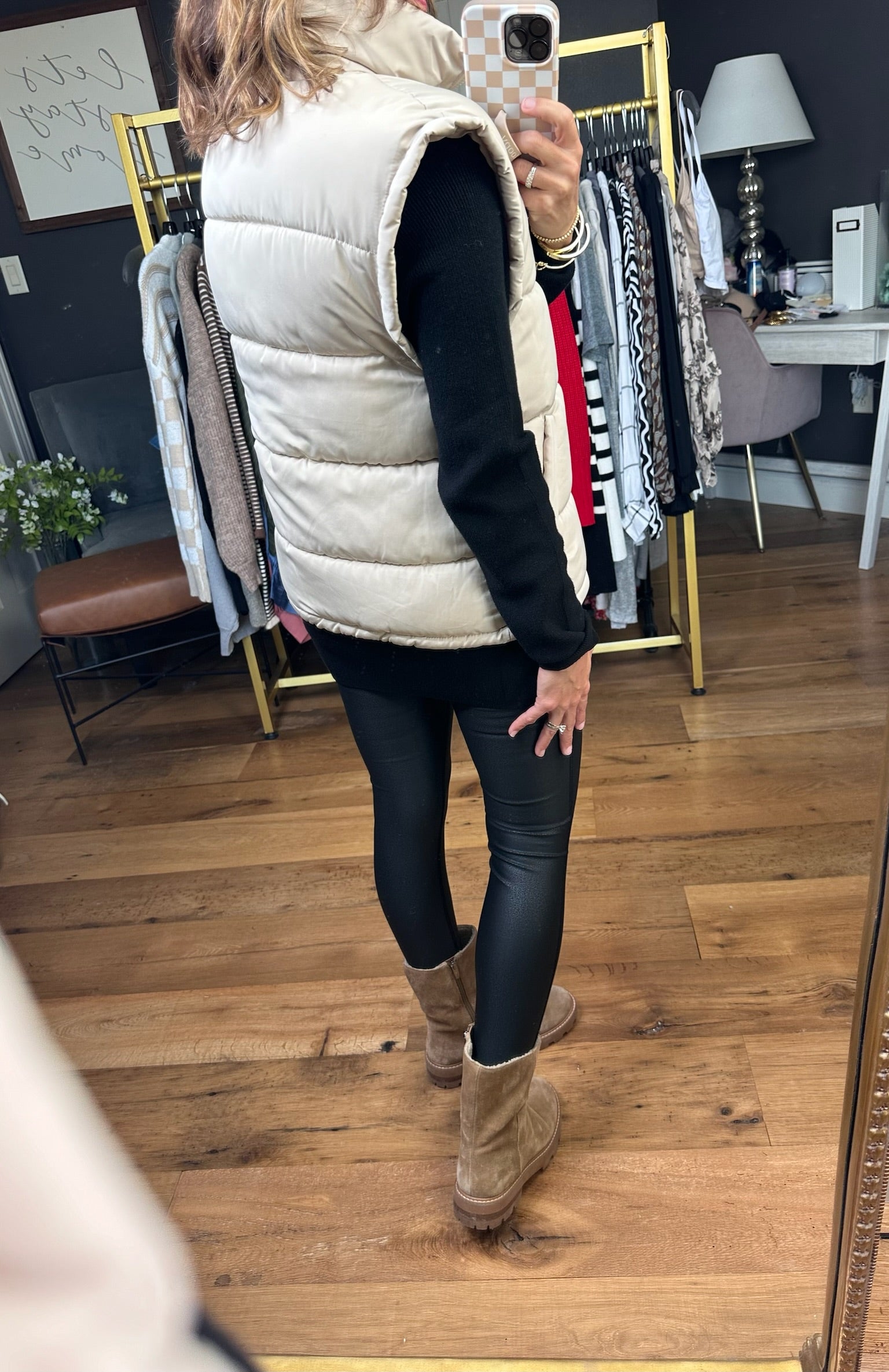 The Jessica Puffer Vest - Multiple Options-Very J-Anna Kaytes Boutique, Women's Fashion Boutique in Grinnell, Iowa