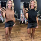 In A Dream Knit Pocket Top - Multiple Options-Short Sleeves-Zenana TW-2378Y-Anna Kaytes Boutique, Women's Fashion Boutique in Grinnell, Iowa