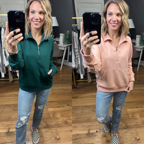 Other Than That Pocket Zip Pullover - Multiple Options-Thread & Supply J1620mskts-Anna Kaytes Boutique, Women's Fashion Boutique in Grinnell, Iowa