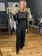 The Della Wide Leg Crop Trouser Pant - Black-Glam-Anna Kaytes Boutique, Women's Fashion Boutique in Grinnell, Iowa