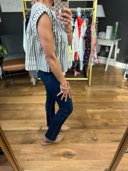 Going Somewhere Striped Top - Black-Aemi & Co-Anna Kaytes Boutique, Women's Fashion Boutique in Grinnell, Iowa