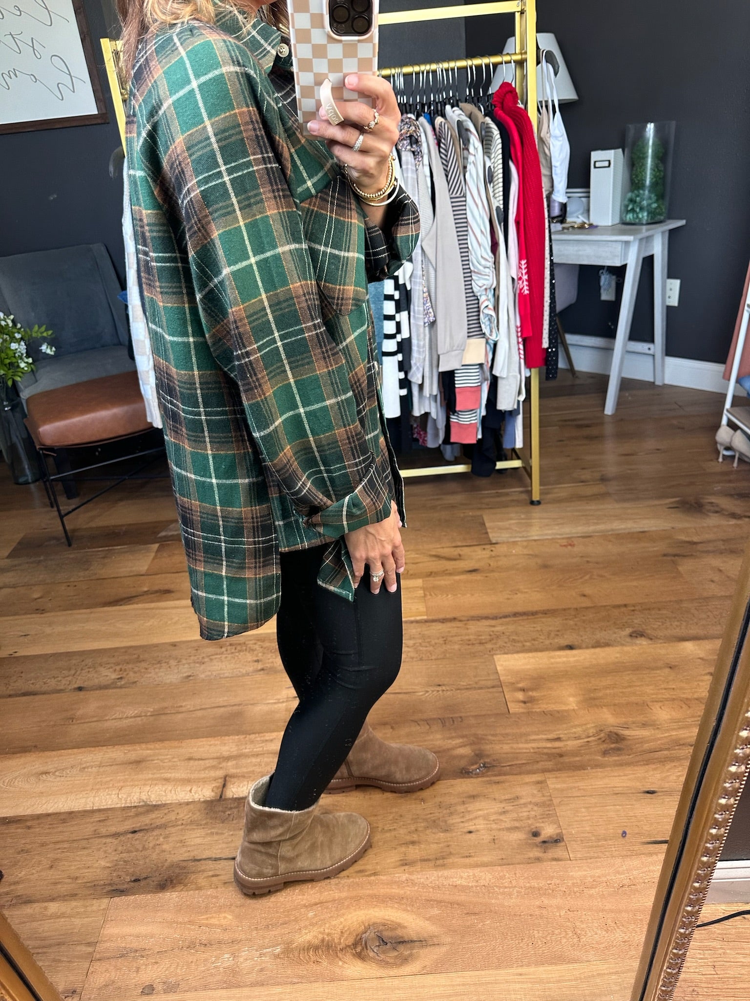 Happy As Fall Plaid Button-Down Top - Multiple Options-Aemi & Co-Anna Kaytes Boutique, Women's Fashion Boutique in Grinnell, Iowa