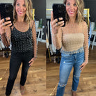 Hits Different Pearl Bead Mesh Top - Multiple Options-White Birch T24705r-Anna Kaytes Boutique, Women's Fashion Boutique in Grinnell, Iowa