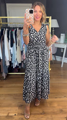 Palm Of My Hand Pocket Dress - Black-Les Amis-Anna Kaytes Boutique, Women's Fashion Boutique in Grinnell, Iowa