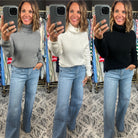 The Right Memory Turtle-Neck Sweater-Sweaters-Blu Ivy-Anna Kaytes Boutique, Women's Fashion Boutique in Grinnell, Iowa