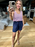 Like No Other Striped Romper-Doe & Rae-Anna Kaytes Boutique, Women's Fashion Boutique in Grinnell, Iowa