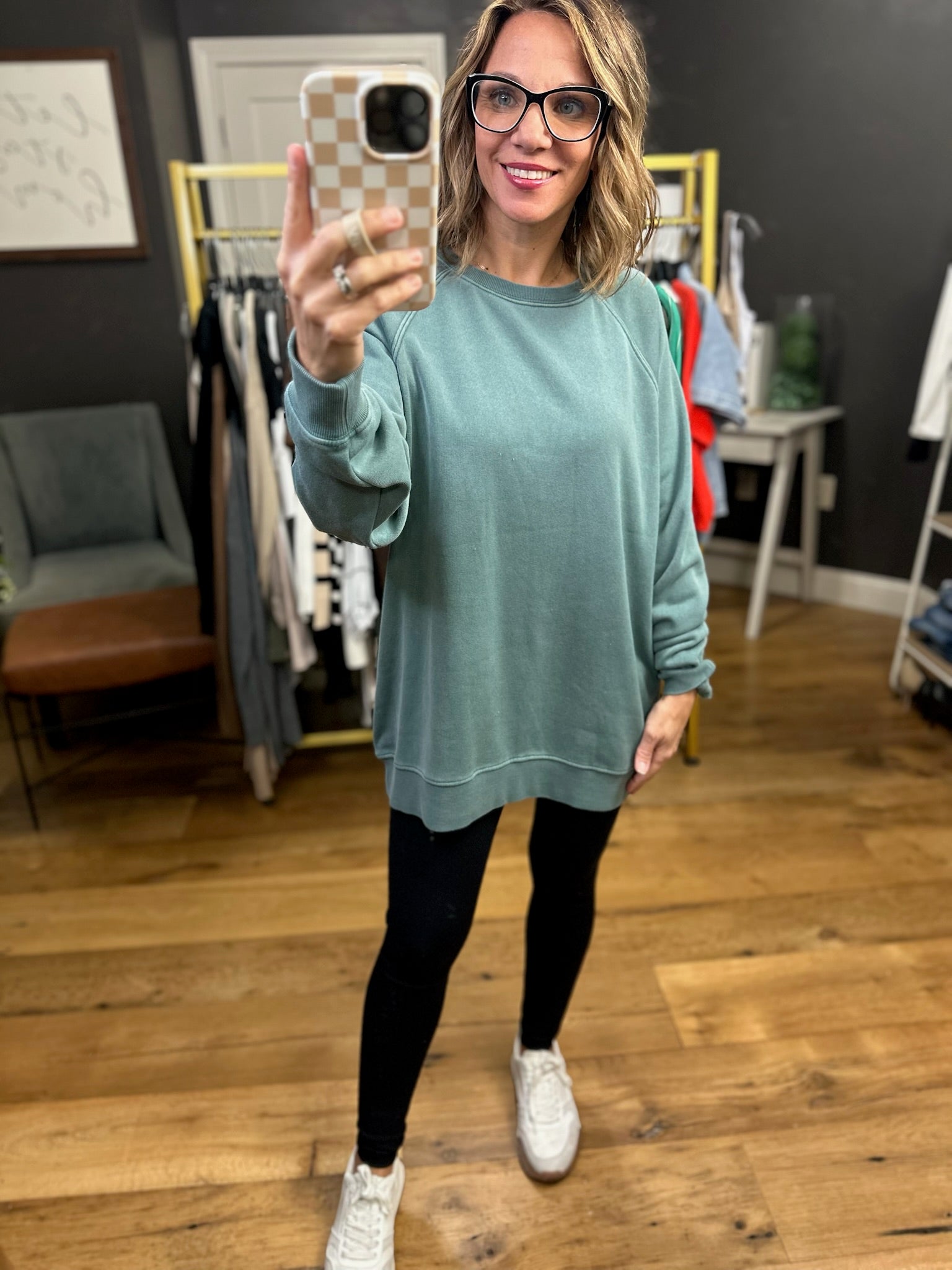 Couldn't Resist Crewneck Sweatshirt - Multiple Options-Thread & Supply-Anna Kaytes Boutique, Women's Fashion Boutique in Grinnell, Iowa