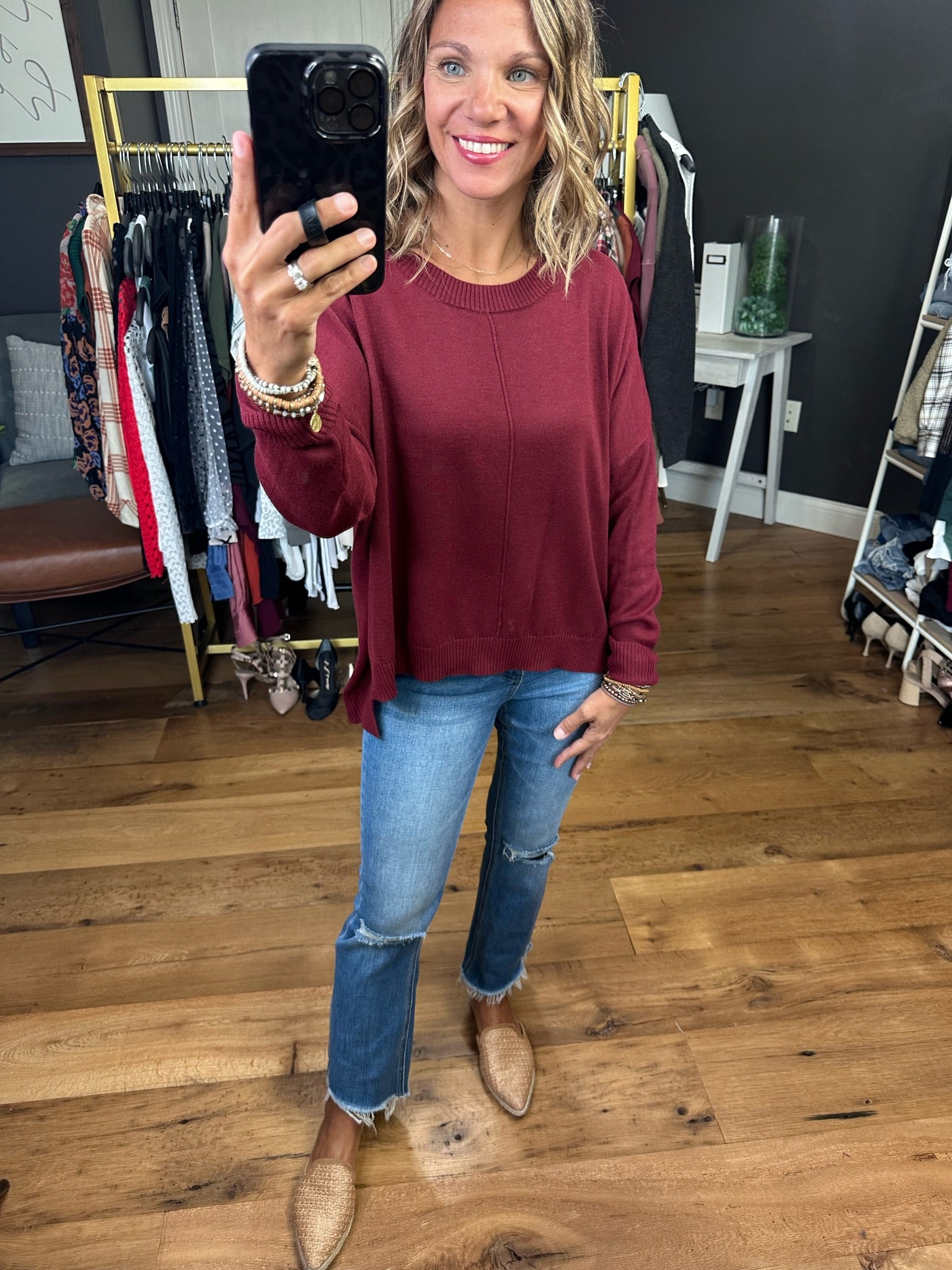 More Than A Feeling Flowy Lightweight Sweater - Multiple Options