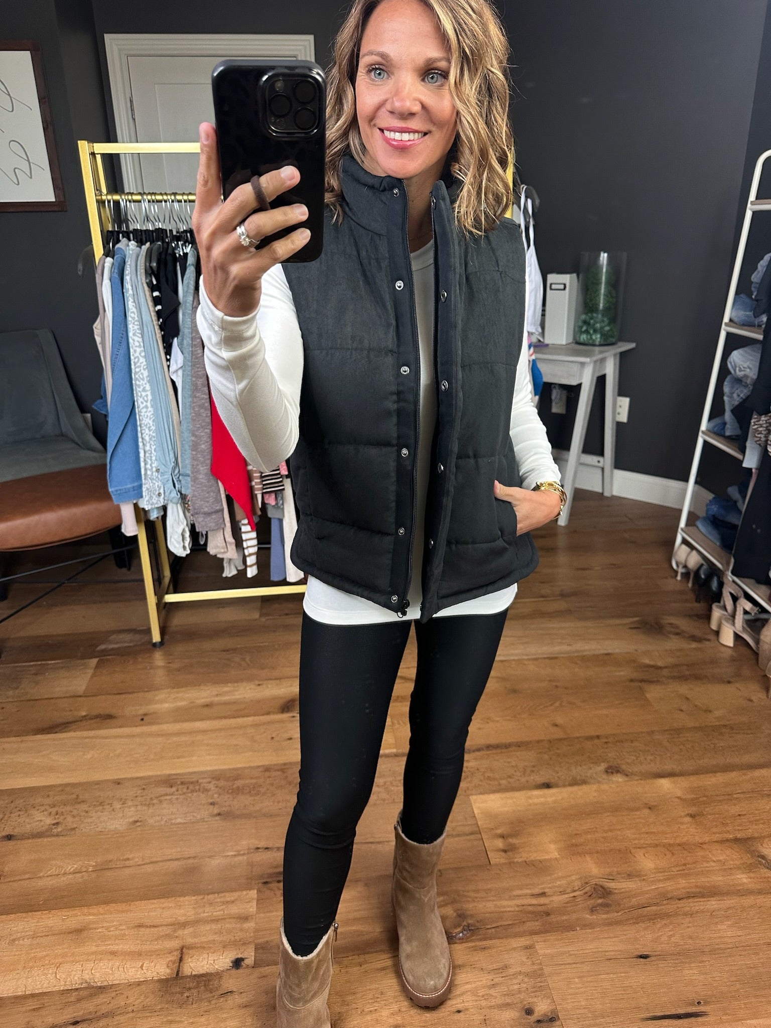 The Lennie Puffer Vest - Multiple Options-Be Cool-Anna Kaytes Boutique, Women's Fashion Boutique in Grinnell, Iowa