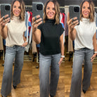 Not Too Far Knit Turtle-Neck Top-Sweaters-Entro-Anna Kaytes Boutique, Women's Fashion Boutique in Grinnell, Iowa