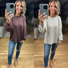Moments In Time Ribbed Long Sleeve Top-Blu Pepper-Anna Kaytes Boutique, Women's Fashion Boutique in Grinnell, Iowa